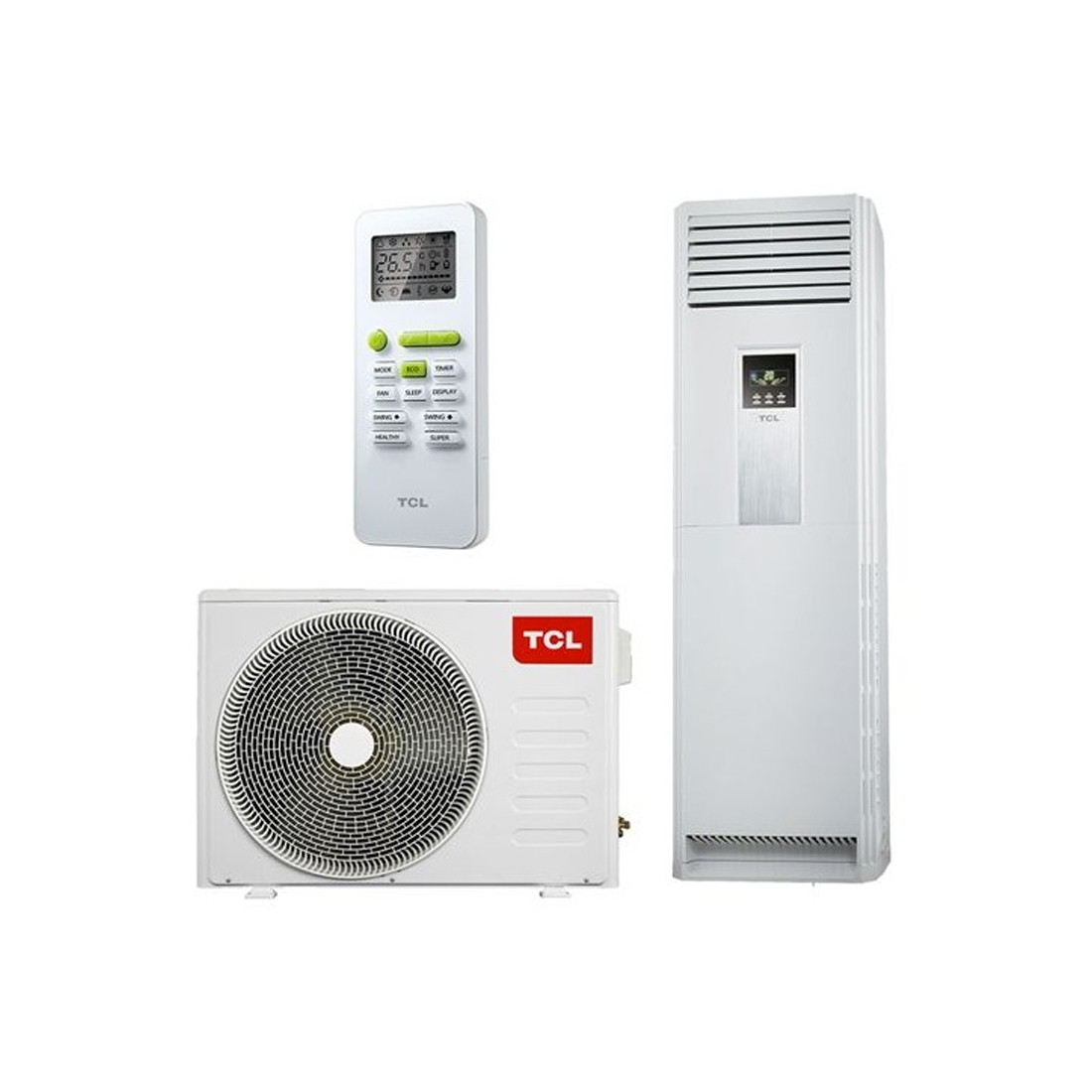Колонный кондиционер TCL TAC-24HF/C (в комплекте с медными трубами) Белый