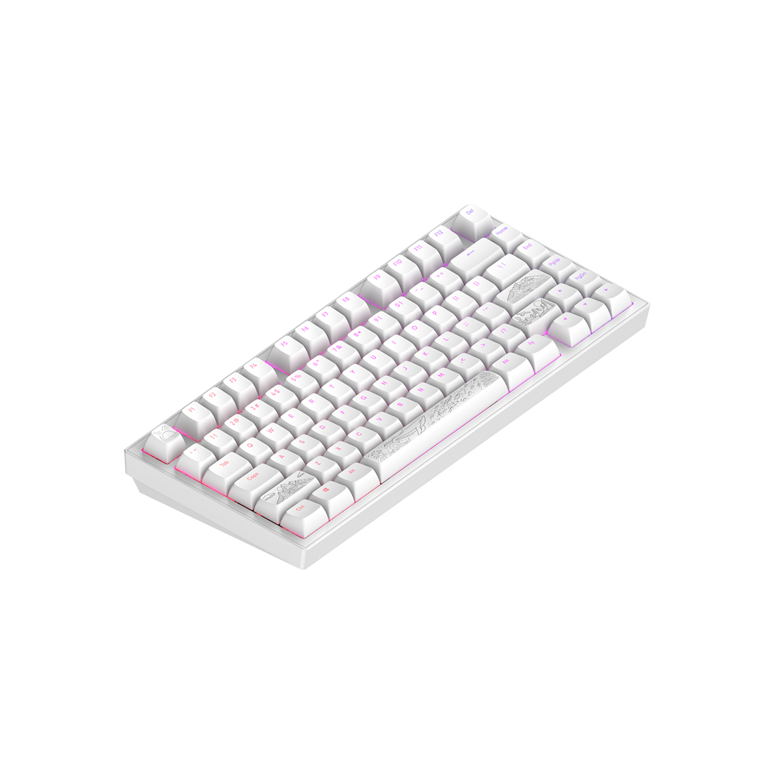 Клавиатура Dark Project ALU81A Terra Nostra White — фото, характеристики