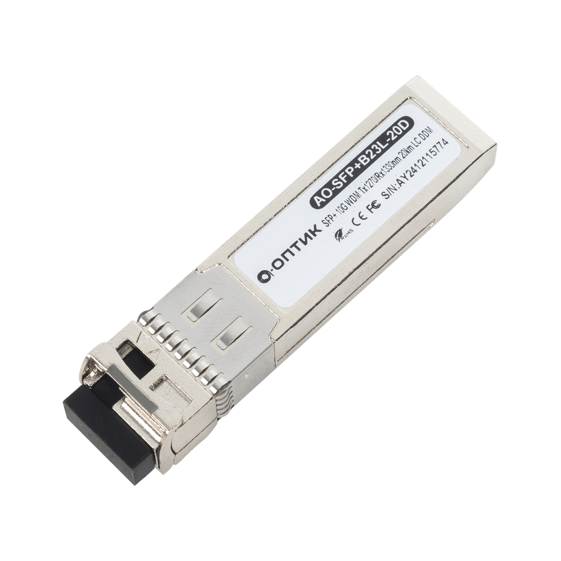 Трансивер А-Оптик AO-SFP+B23L-20D — детальное фото