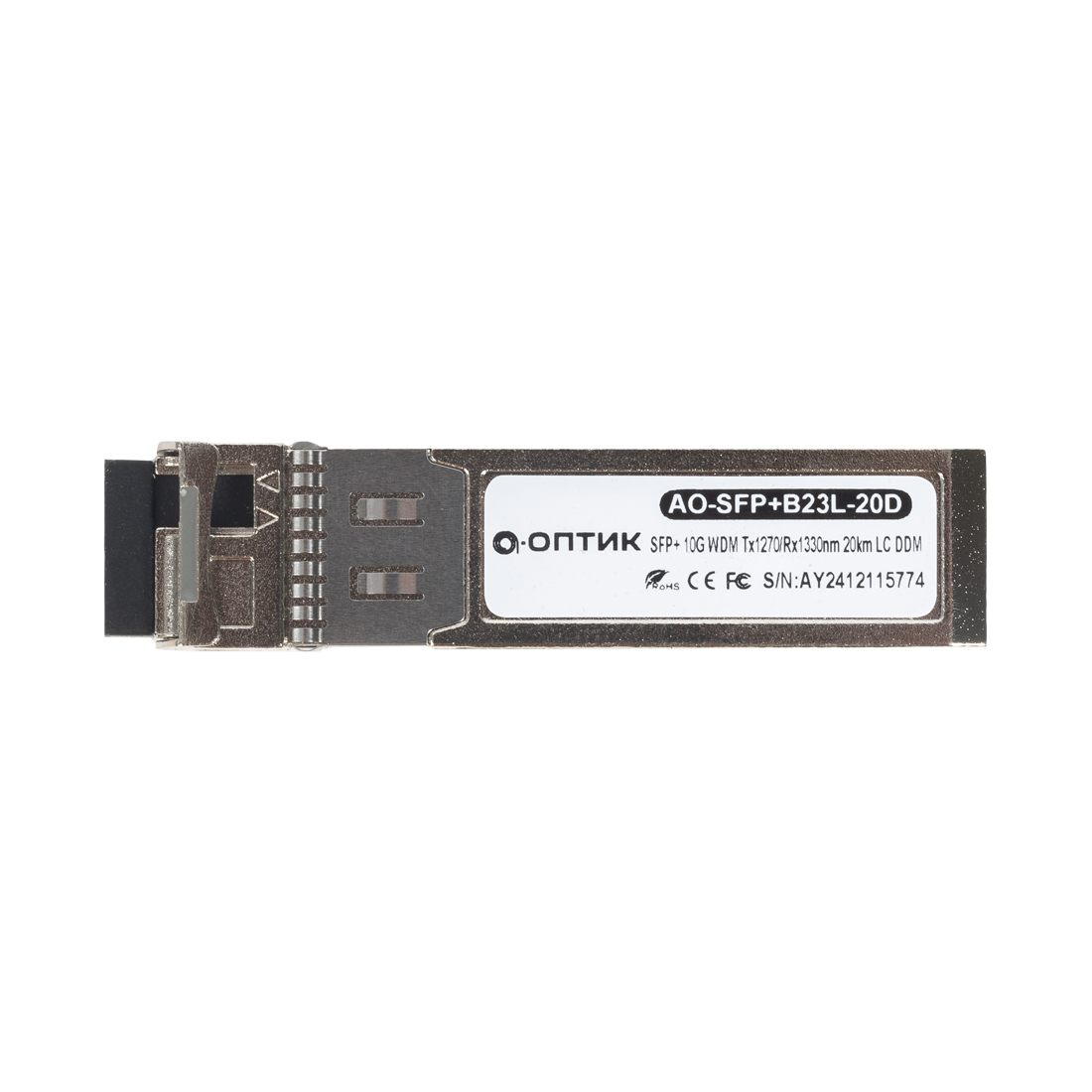 Трансивер А-Оптик AO-SFP+B23L-20D — детальное фото