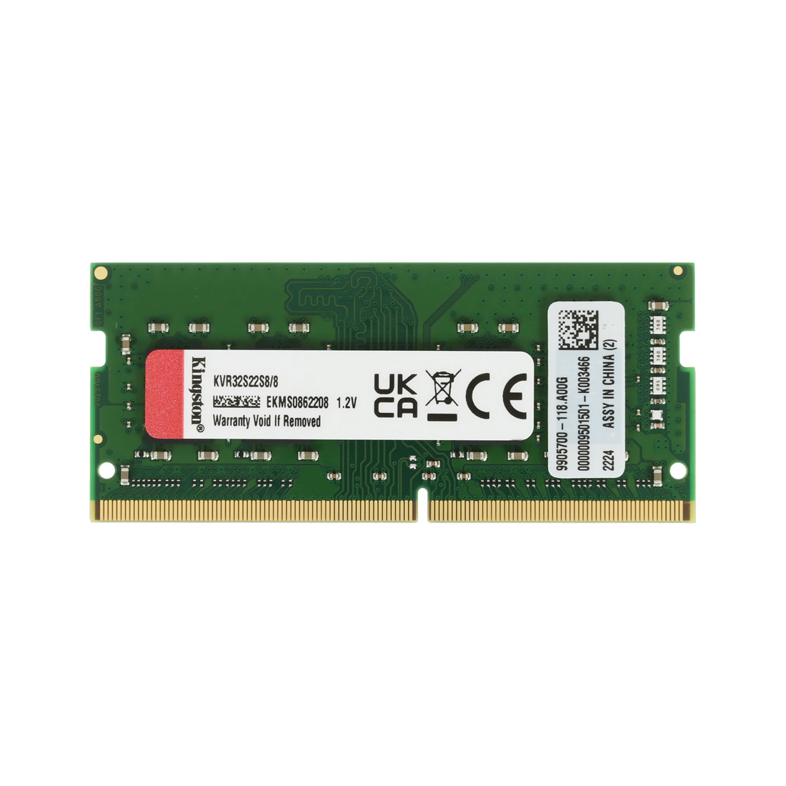 Модуль памяти для ноутбука Kingston KVR32S22S8/8WP DDR4 8GB 3200MHz — фото, характеристики