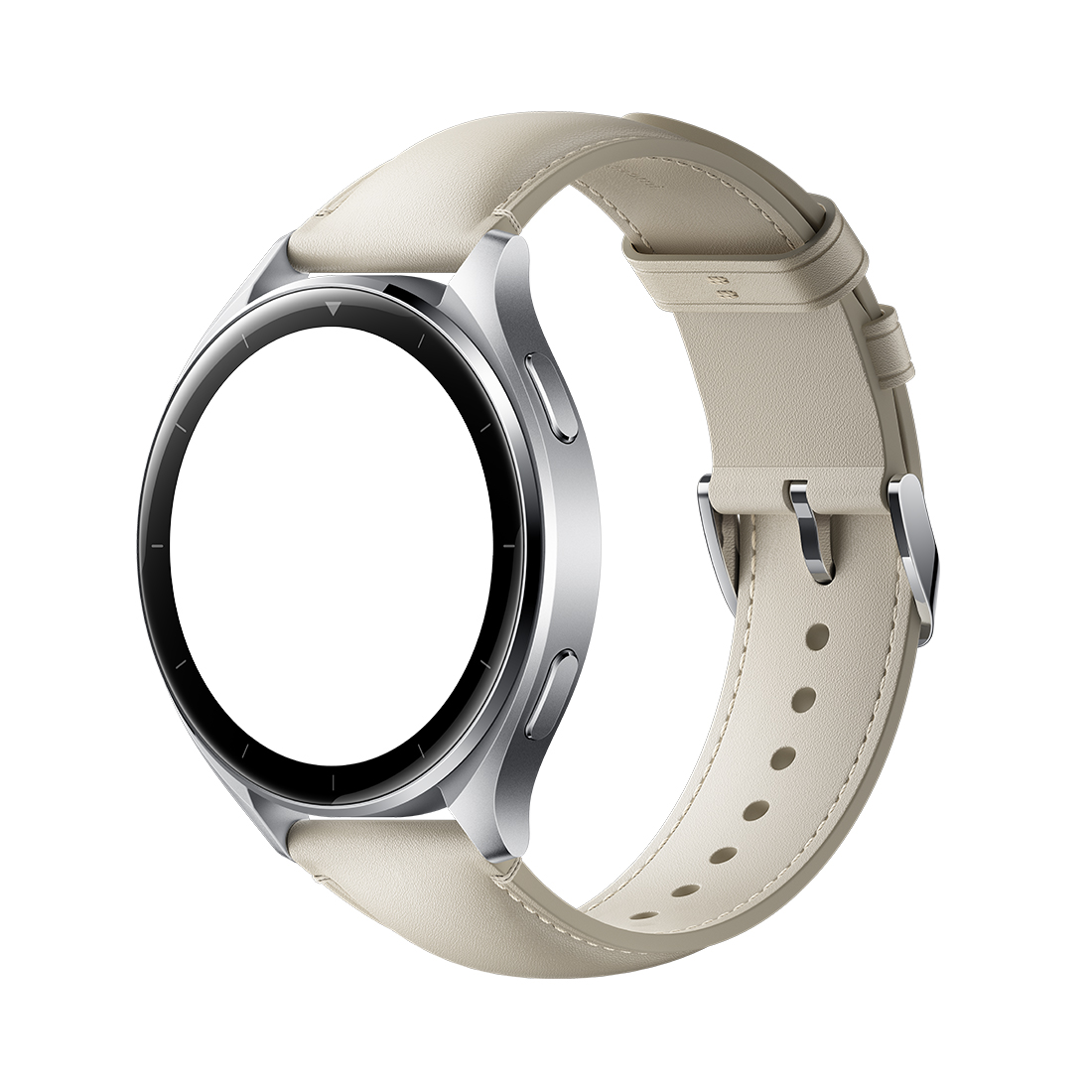 Кожаный ремешок Xiaomi Watch Leather Strap White — фото, характеристики