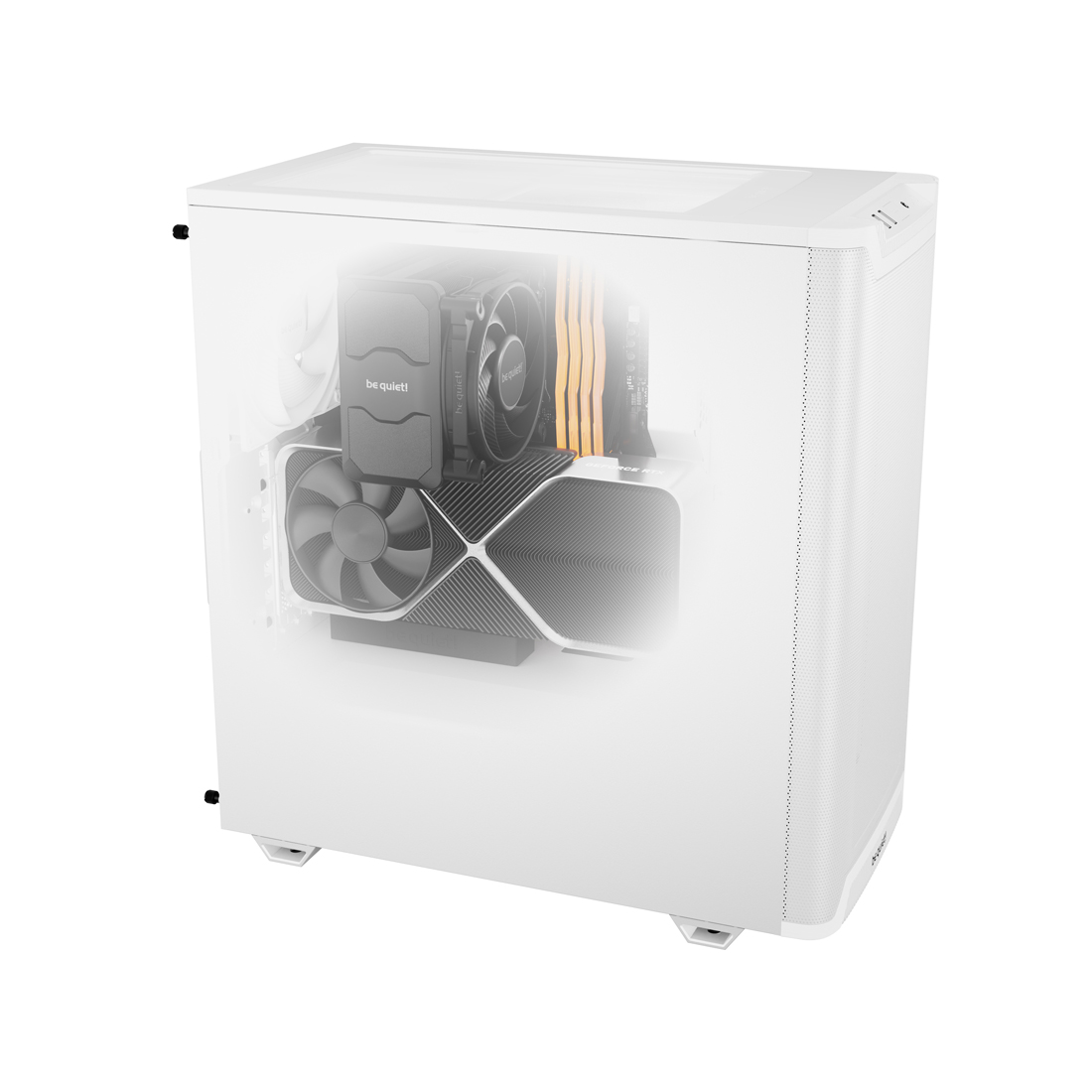 Компьютерный корпус Bequiet! PURE BASE 501 Airflow White — фото, характеристики