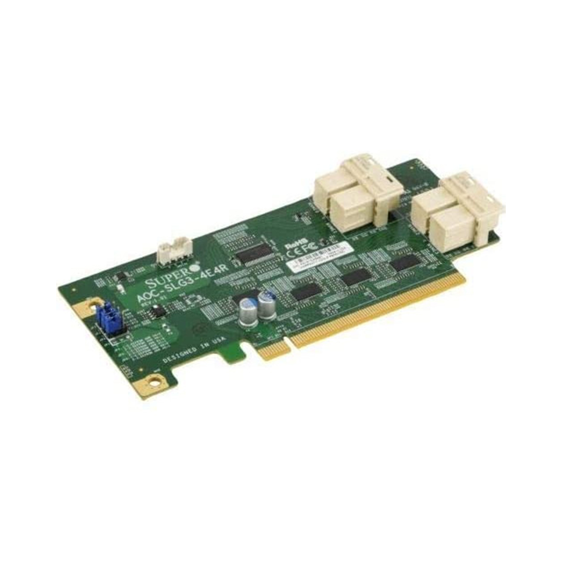 NVMe Host Bus адаптер Supermicro AOC-SLG3-4E4R-O — детальное фото