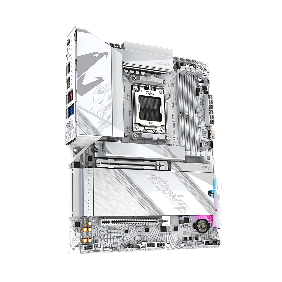 Материнская плата Gigabyte X870 AORUS ELITE X3D ICE — фото, характеристики