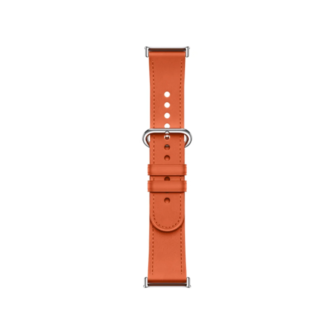 Кожаный сменный браслет Xiaomi Leather Quick Release Strap Coral orange — фото, характеристики