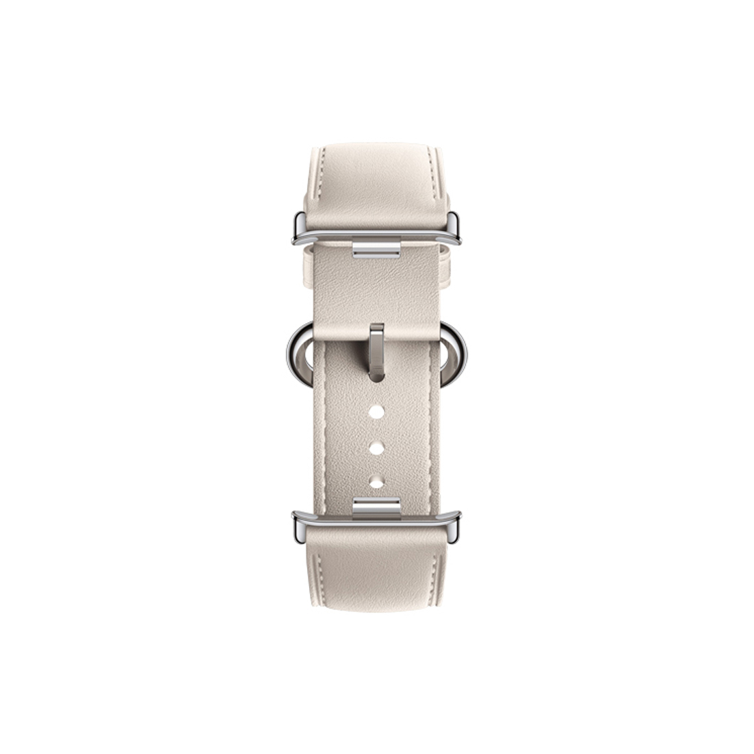 Кожаный сменный браслет Xiaomi Leather Quick Release Strap Cream white — фото, характеристики