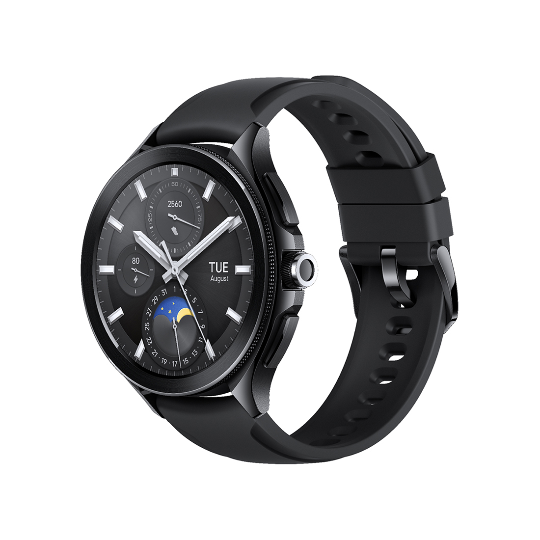 Смарт часы Xiaomi Watch 2 Pro-Bluetooth Black Case with Black Fluororubber Strap — фото, характеристики