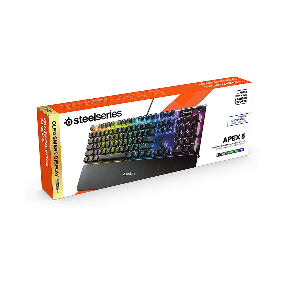 Клавиатура Steelseries Apex 5 US — фото, характеристики